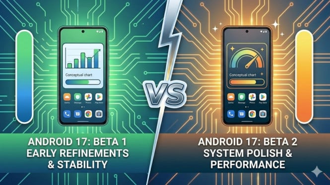 Android 17 Beta 1 vs Beta 2