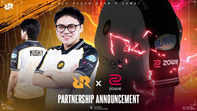 Monitor Esports RRQ Zowie XL2566X+ Resmi Jadi Senjata Baru