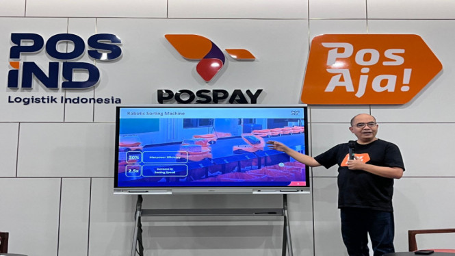 Pos Indonesia Operasikan 1.000 Robot AI, Efisiensi Naik 30%