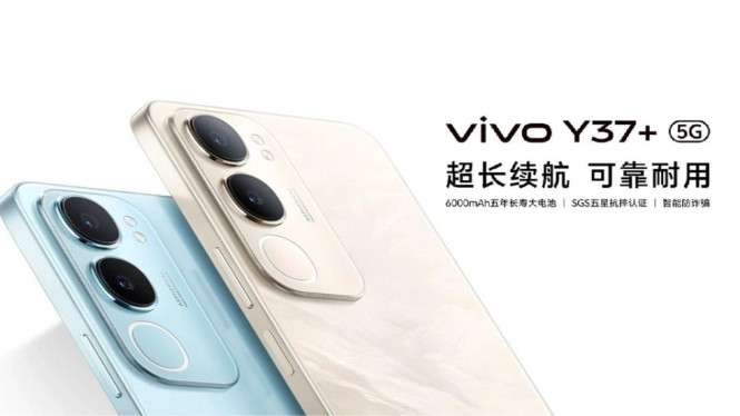 Vivo Y37+ Resmi Rilis: Baterai 6000mAh & Dimensity 6300
