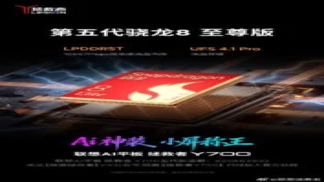 Lenovo Legion Y700 2026: Tablet Gaming Snapdragon 8 Elite Tercepat