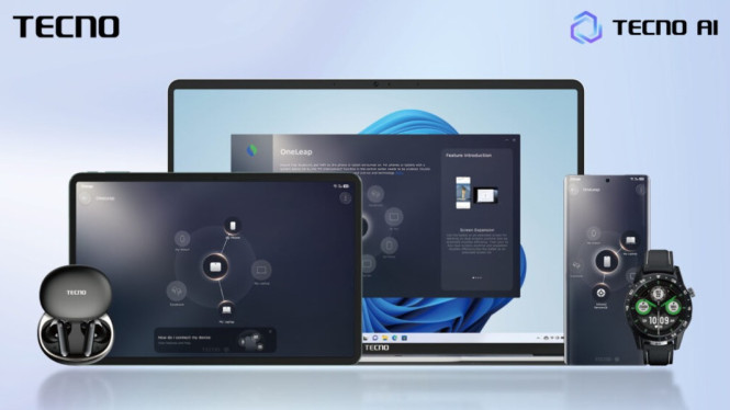 TECNO Luncurkan MEGAPAD 2, Watch GT 1S &amp; FreeHear 2 dengan OneLeap!, Apa Itu TECNO OneLeap? Platform Interkoneksi Masa Depan, Fitur Unggulan OneLeap: Kerja Multi-Layar Tanpa Ribet, MEGAPAD 2: Tablet AI untuk Belajar, Bekerja, dan Keluarga, Watch GT 1S: Smartwatch dengan Akurasi GPS Profesional, FreeHear 2: Earbud Open-Ear dengan Daya Tahan 46 Jam, Ketersediaan dan Strategi Global TECNO, Kesimpulan: TECNO Tak Lagi Hanya Soal Harga Tapi Pengalaman