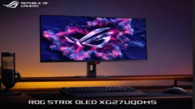 ASUS XG27UQDMS Rilis: Monitor Gaming 4K QD-OLED 240Hz Hebat