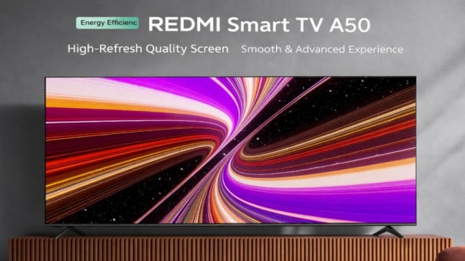 Xiaomi Rilis REDMI Smart TV A50 50 Inci 4K 144Hz