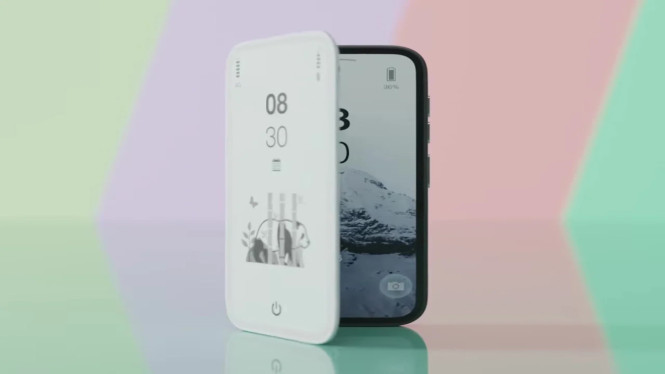 Casing HP E Ink Pixel Dynamics: Cek Jam Tanpa Buka Layar