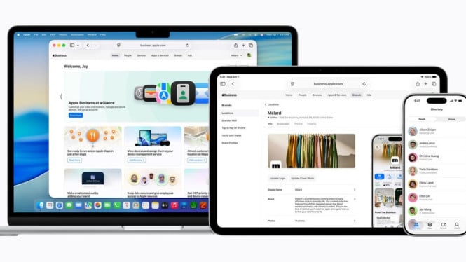 Apple Business Hadir di Indonesia, Lawan Baru Google Workspace &amp; Microsoft 365!, Apa Itu Apple Business? Platform Digital Terpadu untuk Bisnis Modern, Fitur Utama Apple Business yang Berguna untuk UMKM Indonesia, Integrasi dengan Sistem Eksternal: Fleksibel, Bukan Tertutup, Siapa yang Paling Diuntungkan?, Kesimpulan: Apple Masuk Arena, Persaingan Layanan Bisnis Makin Panas