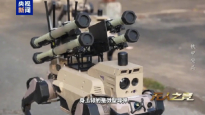 Robot Serigala China Siap Tempur: Masa Depan Perang Urban