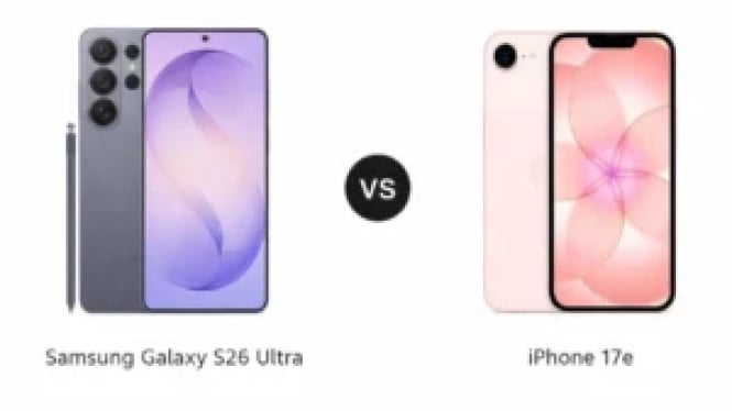 Samsung Galaxy S26 Ultra vs iPhone 17e: Layakkah Bayar Dobel?, Desain Tangguh Samsung Galaxy S26 Ultra vs iPhone 17e yang Minimalis, Performa Snapdragon 8 Elite vs Efisiensi Apple A19, Kamera 200MP Melawan Optik Tunggal Apple, Analisis Nilai Investasi Gadget