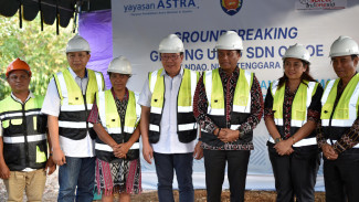 Ground Breaking Fasilitas UPTD SDN Oefoe, Rotan Ndao