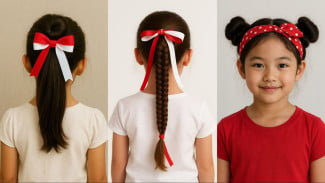 Model Gaya Rambut Anak untuk Acara 17an, 1. Kepang Dua dengan Pita Merah-Putih, 2. Kuncir Kuda Tinggi dengan Ikat Merah-Putih, 3. Kepang Mahkota dengan Aksen Bendera Mini, 4. Half Bun dengan Pita Merah-Putih, 5. Kepang Ikan dengan Hiasan Merah-Putih, 6. Space Buns Merah-Putih, 7. Rambut Tergerai dengan Headband Merah-Putih, 8. Kepang Mahkota Samping dengan Ikat Kepala Merah-Putih, 9. Cepol Sporty dengan Twist Merah-Putih, 10. Ponytail Elegan dengan Aksesori Merah-Putih