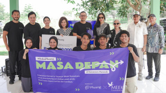 Pluang & SuperCoolben bersama Yayasan Meek Nusantara