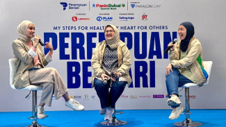 Talkshow di rangkaian Perempuan Berlari 2025