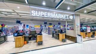 Ilustrasi supermarket