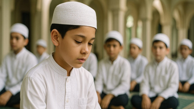 Ilustrasi anak sholeh, 1. Menanamkan Tauhid Sejak Dini, 2. Meneladani Akhlak Rasulullah SAW, 3. Membiasakan Ibadah Sejak Kecil, 4. Mengajarkan Adab Sebelum Ilmu, 5. Menciptakan Lingkungan Islami di Rumah, 6. Mengajarkan Nilai Kebersamaan dan Empati, 7. Memanfaatkan Teknologi secara Bijak