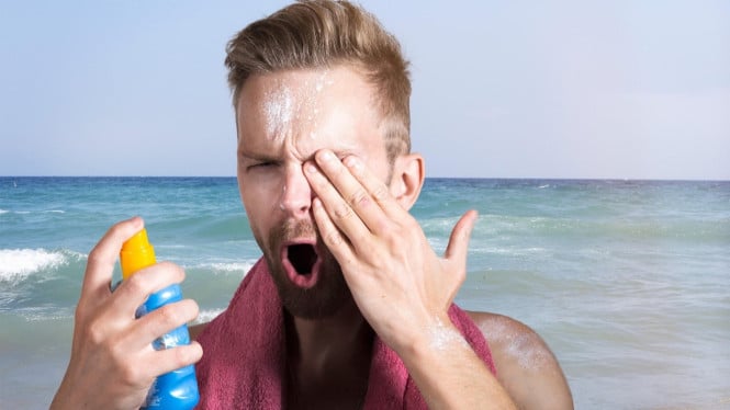 Ilustrasi sunscreen