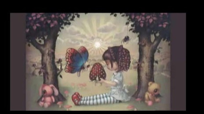 Gambar ilusi, 1. Kalau Kamu Melihat Anak Kecil yang Duduk di Bawah Pohon, 2. Kalau Kamu Melihat Tengkorak Terlebih Dahulu, 3. Kalau Kamu Melihat Kupu-Kupu Pertama Kali, 4. Kalau Kamu Melihat Stroberi Terlebih Dahulu, 5. Kalau Kamu Langsung Melihat Laba-Laba