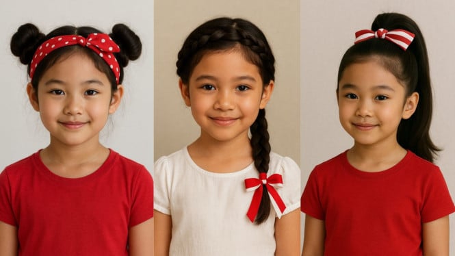 Inspirasi Model Gaya Rambut Anak untuk Acara 17an, 1. Kepang Dua dengan Pita Merah-Putih, 2. Kuncir Kuda Tinggi dengan Ikat Merah-Putih, 3. Kepang Mahkota dengan Aksen Bendera Mini, 4. Half Bun dengan Pita Merah-Putih, 5. Kepang Ikan dengan Hiasan Merah-Putih, 6. Space Buns Merah-Putih, 7. Rambut Tergerai dengan Headband Merah-Putih, 8. Kepang Mahkota Samping dengan Ikat Kepala Merah-Putih, 9. Cepol Sporty dengan Twist Merah-Putih, 10. Ponytail Elegan dengan Aksesori Merah-Putih