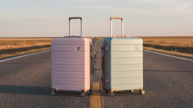 Ilustrasi koper, 1. Rimowa: Ikon Mewah dengan Ketangguhan Abadi, 2. Away: Inovasi Modern untuk Traveler Milenial, 3. Samsonite: Terjangkau, Tahan Lama, dan Serbaguna, 4. Travelpro: Pilihan Profesional dengan Fitur Praktis, 5. Briggs &amp; Riley: Ketangguhan Premium untuk Perjalanan Intensif