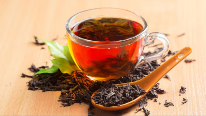 Ilustrasi Teh, 1. Teh Jahe, 2. Teh Hijau, 3. Teh Hibiscus, 4. Teh Rooibos, 5. Teh Chamomile