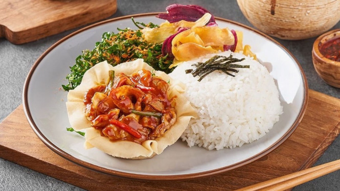 Nasi lemak.