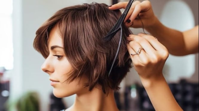 Ilustrasi tren rambut