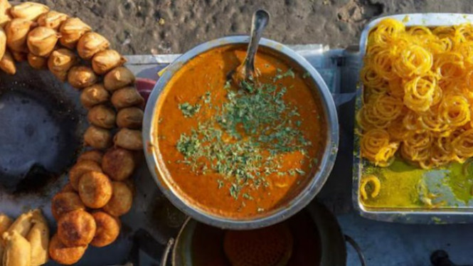 Ilustrasi makanan India