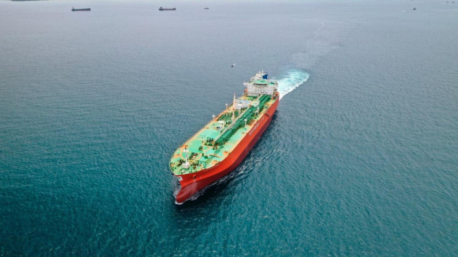 Ilustrasi kapal tanker