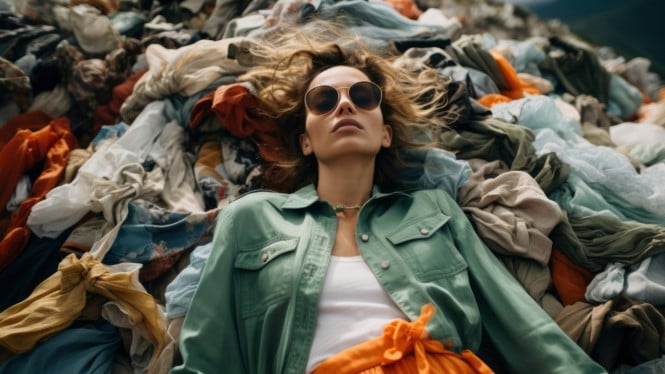 Ilustrasi sustainable fashion