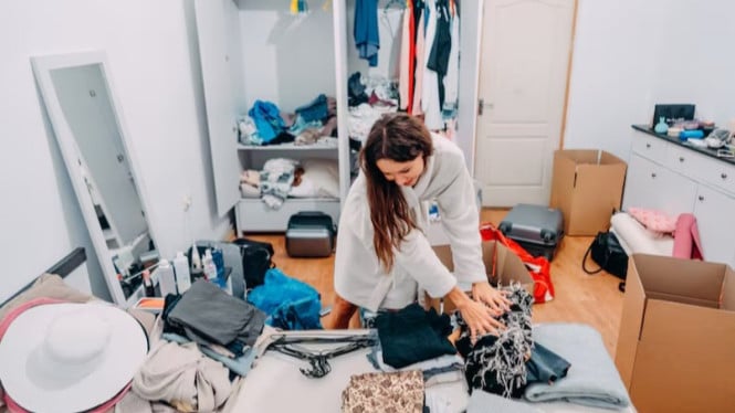 Ilustrasi decluttering