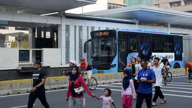 Car Free Day Jakarta Car Free Day Jakarta