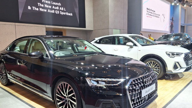 Audi A8 L dan Q3 Sportback Meluncur