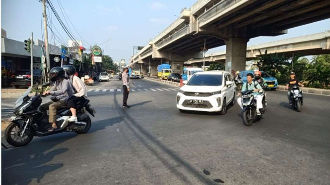 Rekayasa lalu lintas saat misa akbar Paus Fransiskus