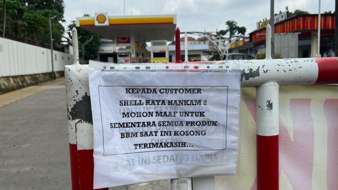 Sejumlah SPBU Shell Kehabisan BBM, Sudah Tiga Hari Sejumlah SPBU Shell Kehabisan BBM, Sudah Tiga Hari