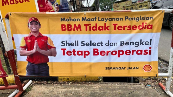 Shell Indonesia Minta Maaf Usai SPBU Mereka Kehabisan Stok BBM Shell Indonesia Minta Maaf Usai SPBU Mereka Kehabisan Stok BBM