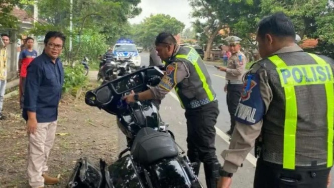 Kronologi Kecelakaan Moge yang Membuat Bendum Demokrat Meninggal