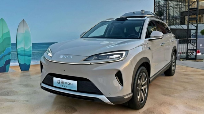 BYD Siapkan Sealion 7 versi Hybrid, Ini Wujudnya 