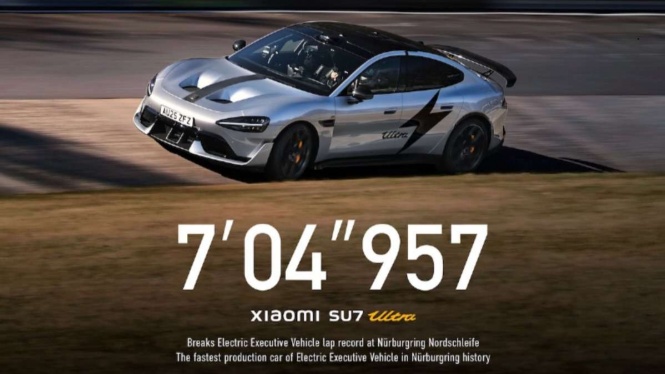 Xiaomi SU7 Ultra Pecahkan Rekor Nurburgring