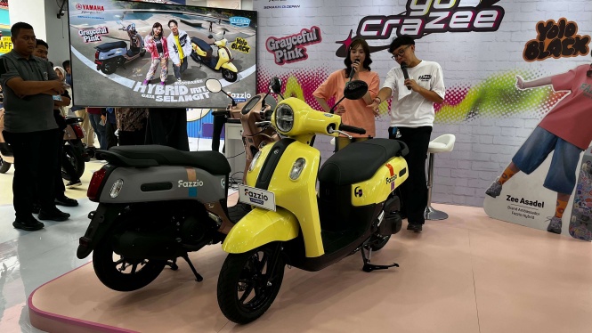 Warna Baru Yamaha Fazzio Meluncur di Jakarta Fair 2025