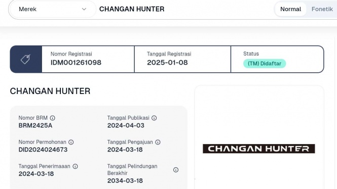 Changan Hunter di Indonesia
