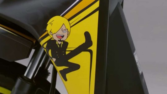 Honda Beat One Piece Sanji Honda Beat One Piece Sanji