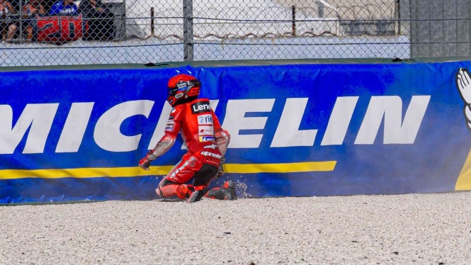 Mimpi Buruk Duo Ducati di Misano: Marc Marquez DNF, Pecco Ke-13 Mimpi Buruk Duo Ducati di Misano: Marc Marquez DNF, Pecco Ke-13