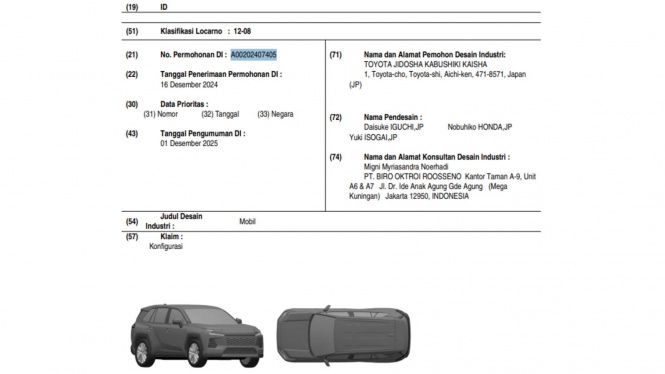 Mobil Diduga Toyota RAV4 2026 Terdaftar di Indonesia Mobil Diduga Toyota RAV4 2026 Terdaftar di Indonesia