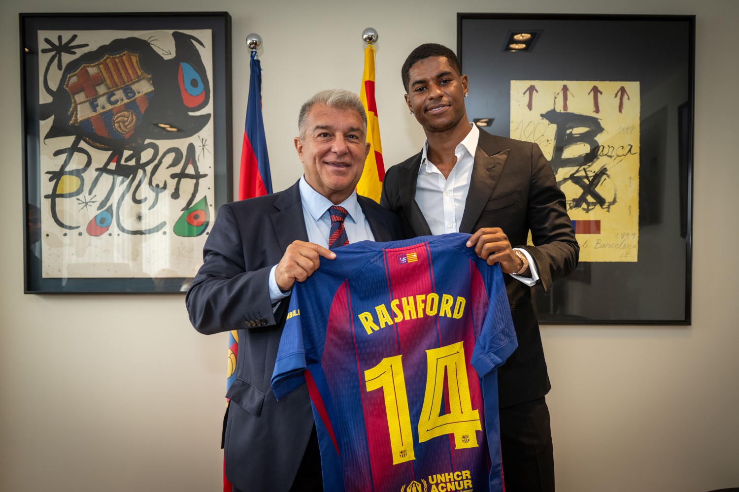 Penampilan Marcus Rashford masih kurang di mata Barcelona