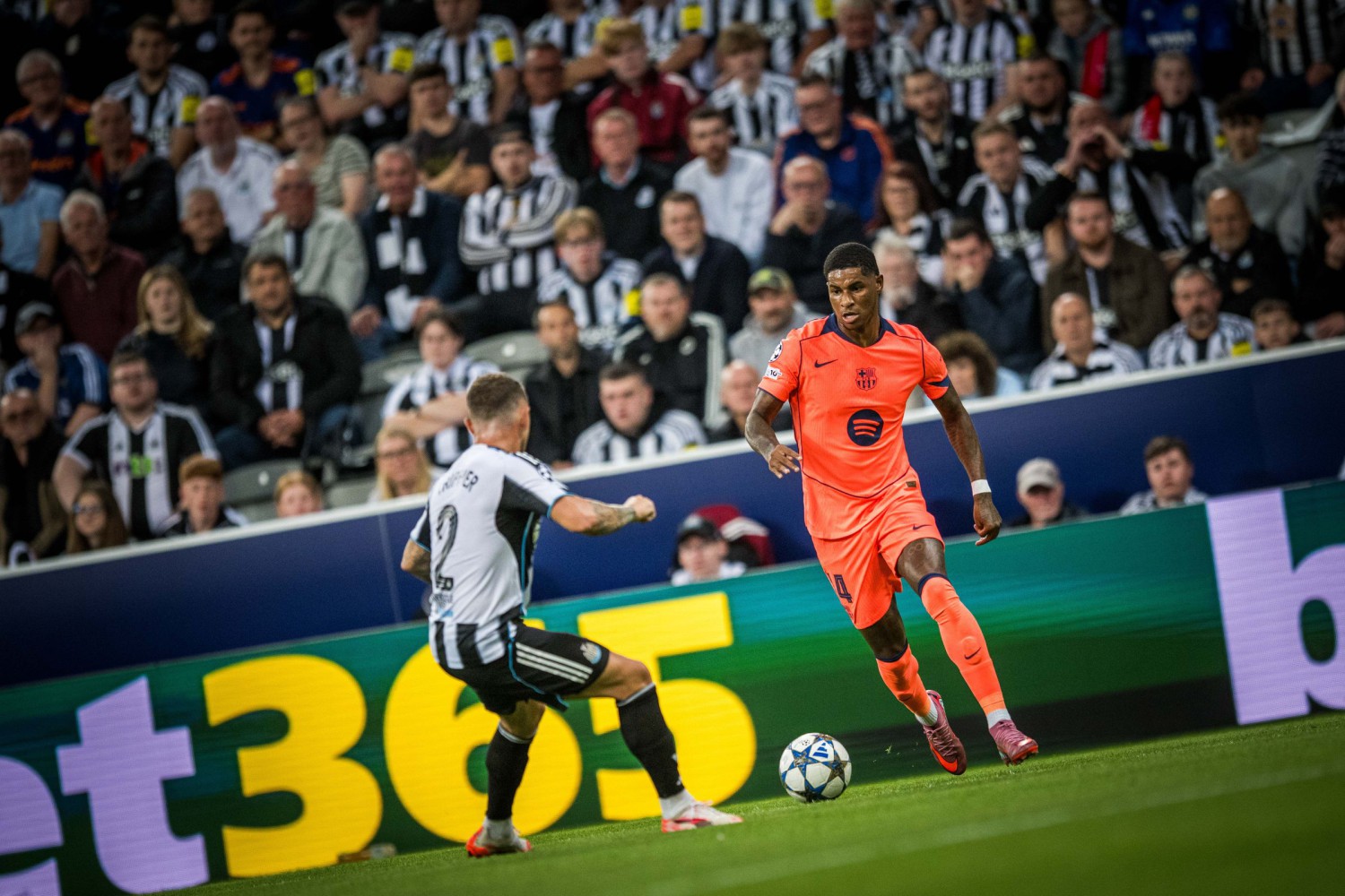 Marcus Rashford tampil gemilang saat lawan Newcastle