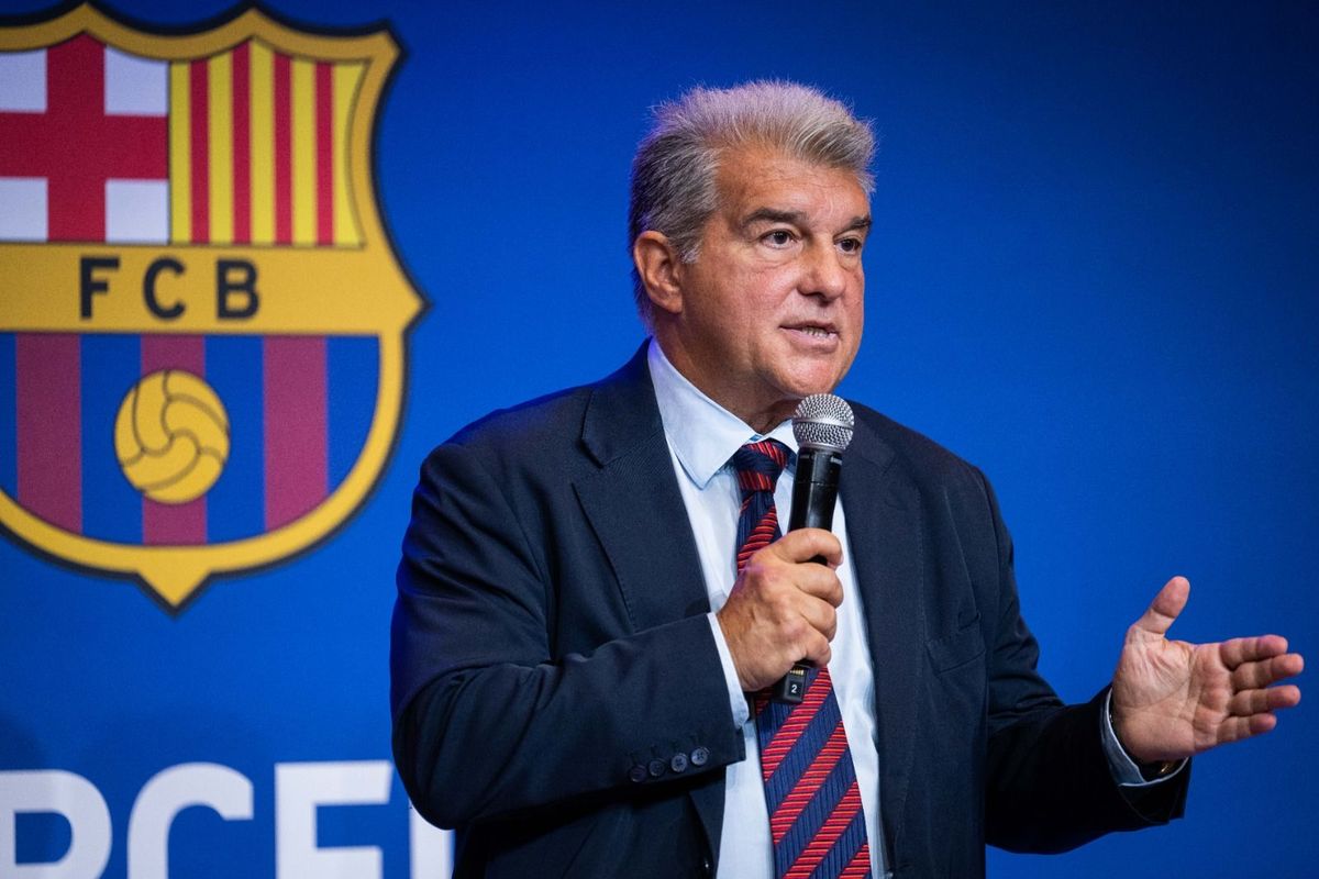 Joan Laporta bantah rumor Lionel Messi balik ke Barcelona