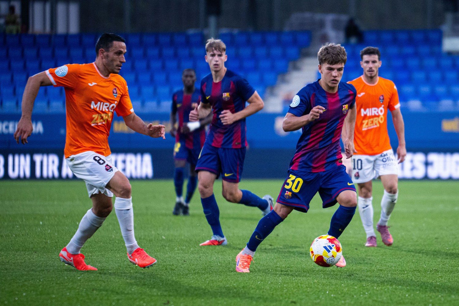 Juan Hernandez selalu jadi starter di pertandingan Barcelona B