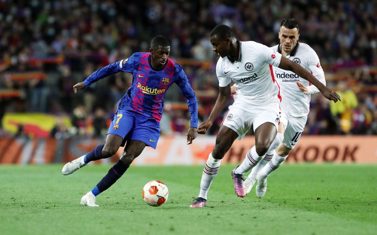 Barcelona punya kenangan pahit bersama Frankfurt