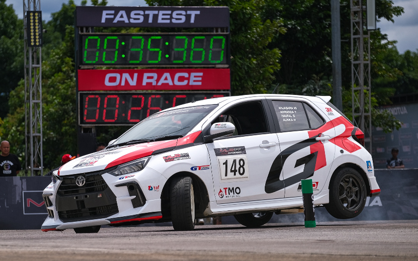 Toyota Gazoo Racing Indonesia Sapu Bersih 6 Gelar Juara Nasional Kejurnas Slalom 2025 