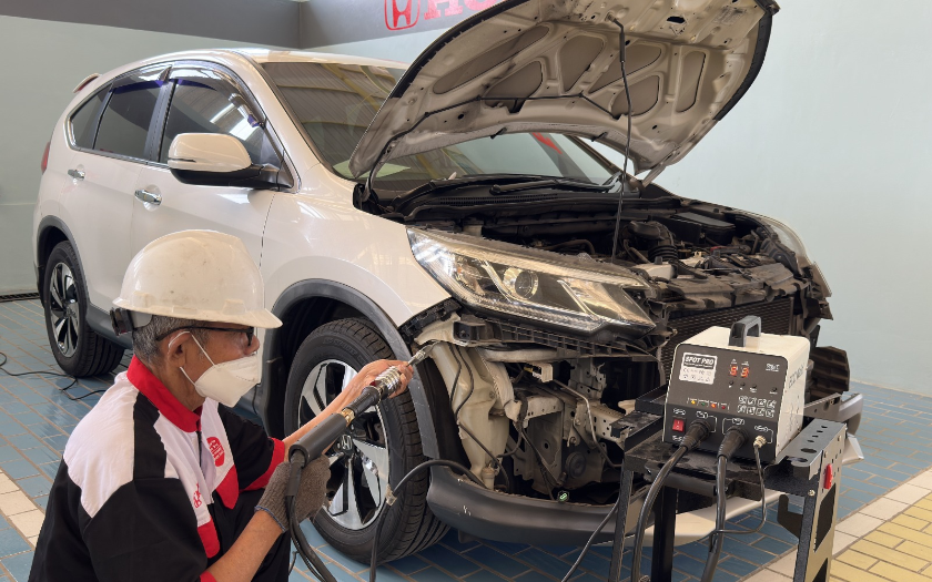 Honda Tunas Jaya Magelang Hadirkan Fasilitas Bodi dan Cat 