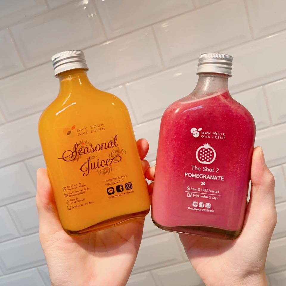 ผักฉ่ำ คำหอม, QULI Cold Pressed Juice, WYO.Juicebar, BEEP HPP Cold-Pressed, Roots, Own Your Own Fresh, Fruitstop, My Everyday Juice, น้ำผักผลไม้สกัดเย็น100%GOOD DRINK, ปลูกปั่น